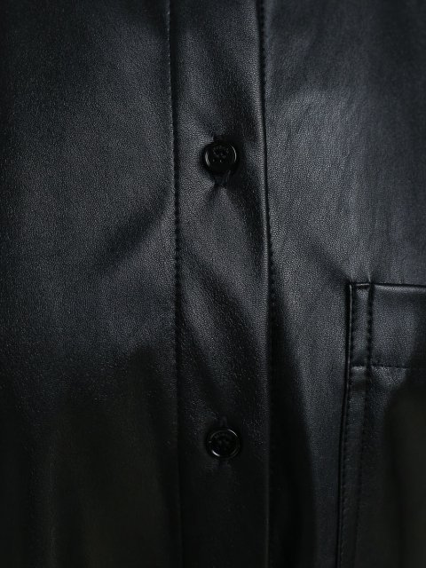 Чёрная рубашка MAX&CO: фото 5 - Invogue