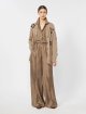 Коричневі брюки MAX MARA з шовку: фото 1 - Invogue