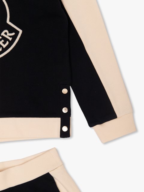 Блакитна кофта, шорти MONCLER ENFANT: фото 3 - Invogue