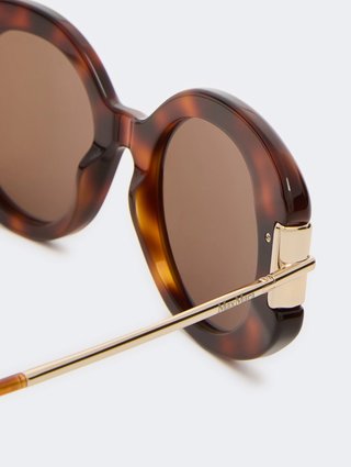 Бронзові окуляри Max Mara з ацетату: фото 2 - Invogue