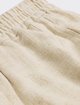 Кремовые шорты Holzweiler из вискозы со льном: фото 4 - Invogue