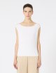 Білий топ MAX MARA з чистого шовку: фото 2 - Invogue