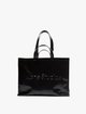 Черная сумка Acne Studios с логотипом: фото - Invogue