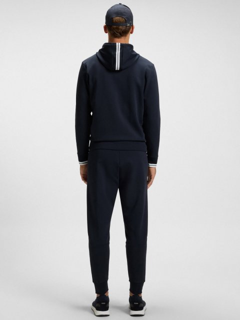 Темно-синій світшот BOSS з бавовни: фото 3 - Invogue