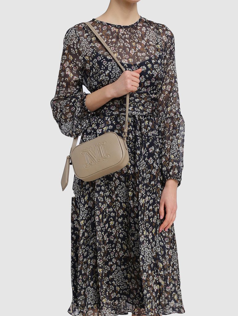 Бежевая сумка MAX MARA: фото 2 - Invogue