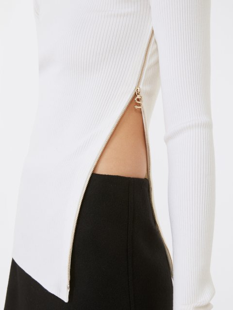 Білий светр SPORTMAX з вовни: фото 5 - Invogue