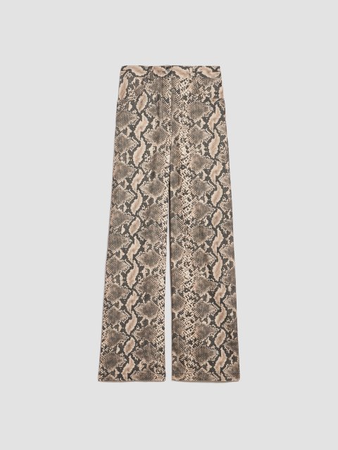 Коричневые брюки Max&Co хлопчатобумажные: фото - Invogue