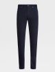 Темно-сині джинси Zegna крою slim з додаванням еластану: фото - Invogue