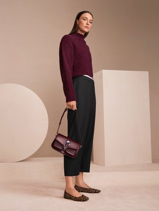 Балетки з леопардовим принтом MARC CAIN шкіряні: фото 1 - Invogue