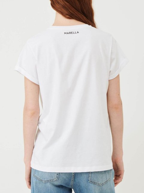 Белая футболка MARELLA: фото 2 - Invogue