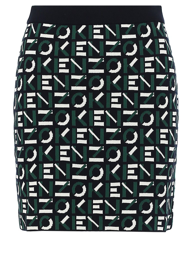Зелёная юбка KENZO: фото - Invogue