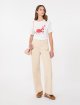 Біла футболка WEEKEND MAX MARA з принтом: фото 1 - Invogue