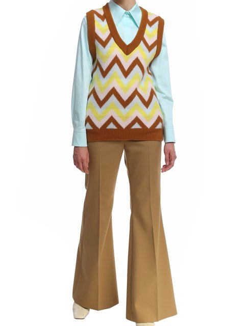 Бежевые брюки JOSEPH: фото 1 - Invogue