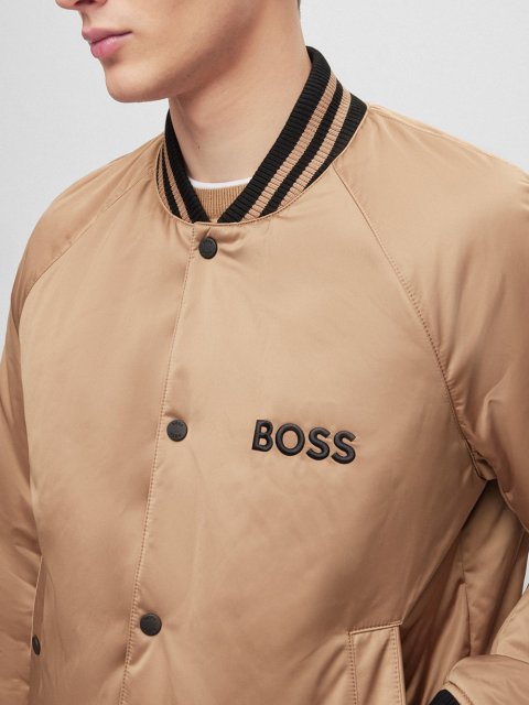 Бежева куртка BOSS : фото 4 - Invogue