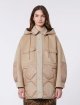 Темно-бежеве пальто WEEKEND MAX MARA утеплене: фото 2 - Invogue