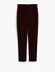 Бордовые брюки MAX MARA: фото - Invogue