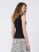 Чорна майка Weekend Max Mara з бавовни та еластану: фото 3 - Invogue