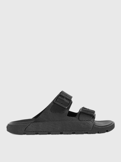 Чёрные шлепанцы BOSS: фото - Invogue