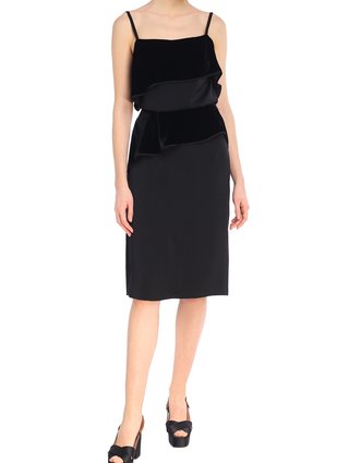 Чорна спідниця HELMUT LANG : фото 1 - Invogue