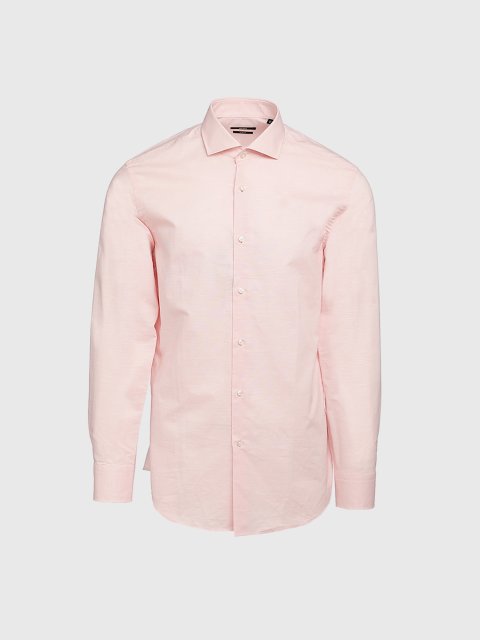 Розовая рубашка BOSS: фото - Invogue