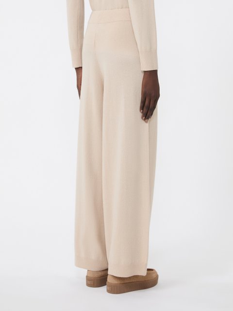 Кремові брюки WEEKEND MAX MARA з вовни та кашеміру: фото 3 - Invogue