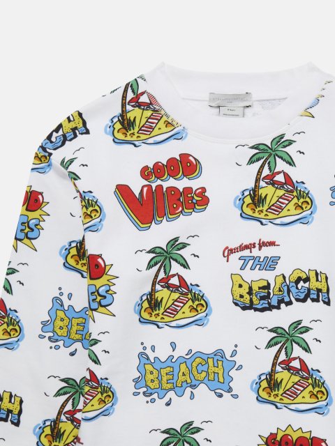 Різнокольорова кофта, шорти STELLA MCCARTNEY KIDS: фото 2 - Invogue