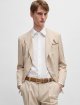 Коричневий ремінь BOSS з італійської шкіри: фото 1 - Invogue