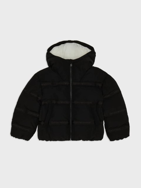 Чорна куртка EMPORIO ARMANI KIDS: фото - Invogue