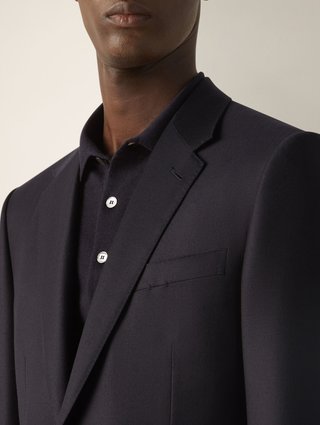 Темно-синій костюм ZEGNA з вовни: фото 4 - Invogue