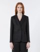 Чорний жакет Weekend Max Mara з льону: фото 2 - Invogue