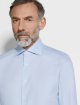 Блакитна сорочка ZEGNA з бавовни: фото 4 - Invogue