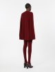 Бордова сукня MAX MARA з вовни та кашеміру: фото 3 - Invogue