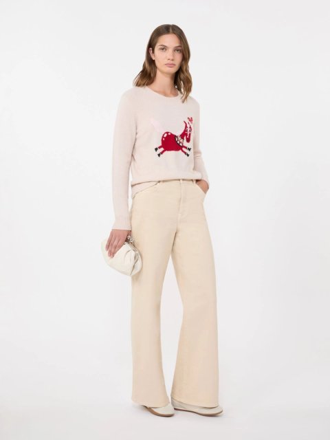 Бежевий светр WEEKEND MAX MARA з чистого кашеміру: фото 1 - Invogue