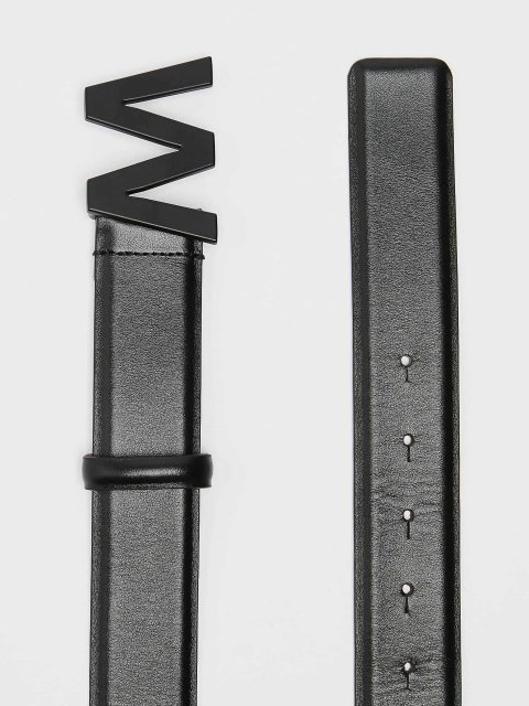 Чорний ремінь WEEKEND ACCESSORIES : фото 1 - Invogue