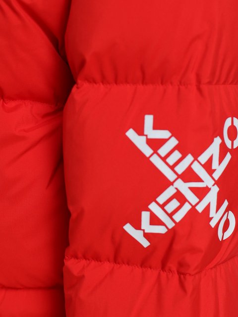 Красная куртка KENZO: фото 6 - Invogue