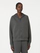 Темно-сірий світшот Max Mara з бавовни та поліестеру: фото 2 - Invogue