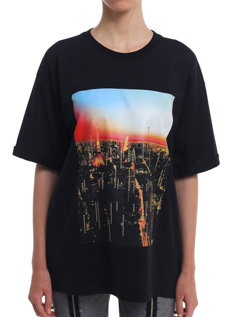 Чёрная футболка DOROTHEE SCHUMACHER: фото 3 - Invogue