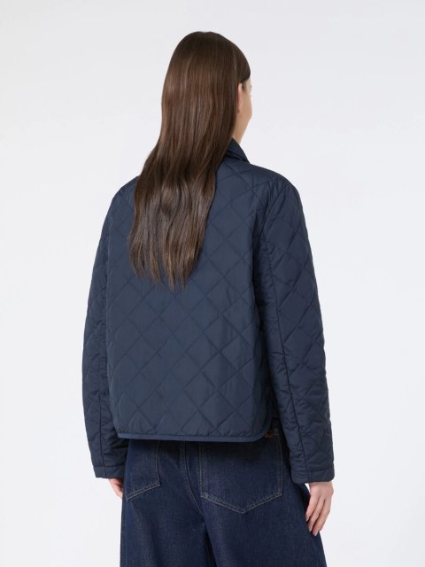 Темно-синя куртка Weekend Max Mara укорочена: фото 3 - Invogue