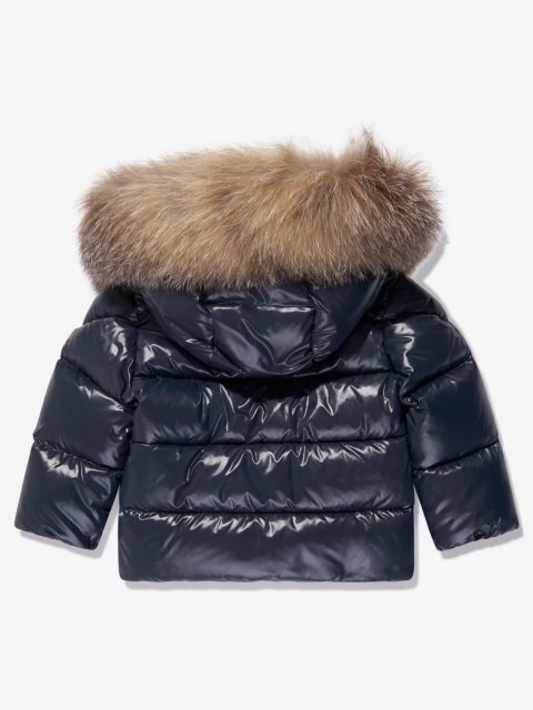 Синя куртка MONCLER ENFANT : фото 1 - Invogue