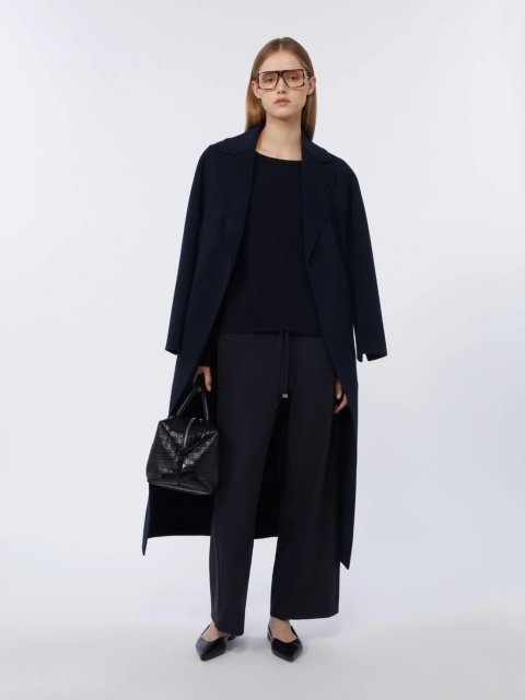 Темно-синій светр MAX MARA з чистої вовни: фото 1 - Invogue