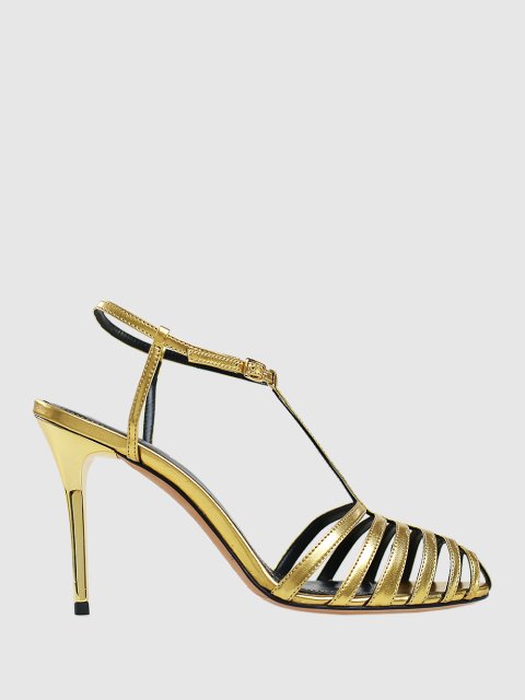 Золотые босоножки MARELLA: фото - Invogue