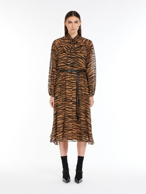 Тигрова сукня Max Mara сорочкова: фото 1 - Invogue
