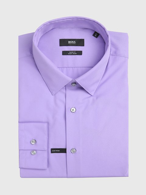 Фиолетовая рубашка BOSS: фото 4 - Invogue