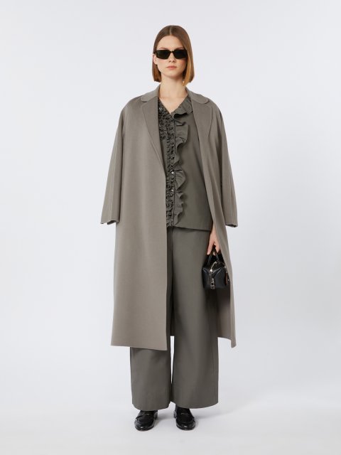 Сіра сорочка MAX MARA з бавовняного попліну: фото 1 - Invogue