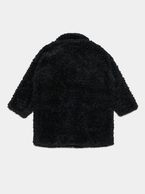 Чорне пальто MM6 MAISON MARGIELA KIDS: фото 1 - Invogue