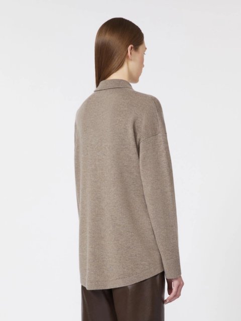 Коричневий кардиган MAX MARA з бленду вовни та кашеміру: фото 3 - Invogue