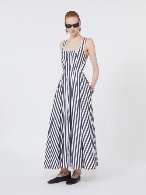 Чорна сукня Sportmax з бавовни: фото 1 - Invogue