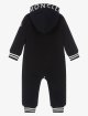 Синий комбинезон MONCLER ENFANT: фото 1 - Invogue