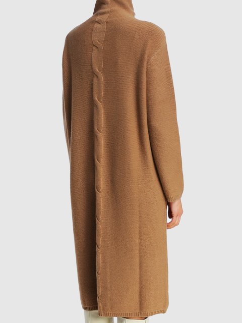 Бежевое платье MAX MARA: фото 3 - Invogue