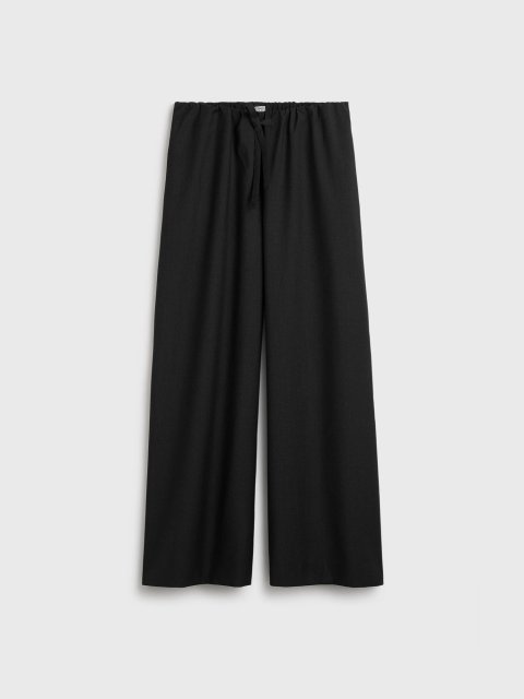 Серые брюки TOTEME из мягкой шерсти: фото - Invogue